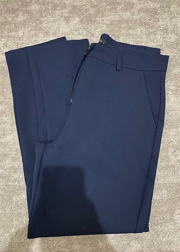 Kadın Lacivert Basic Kumaş Pantolon