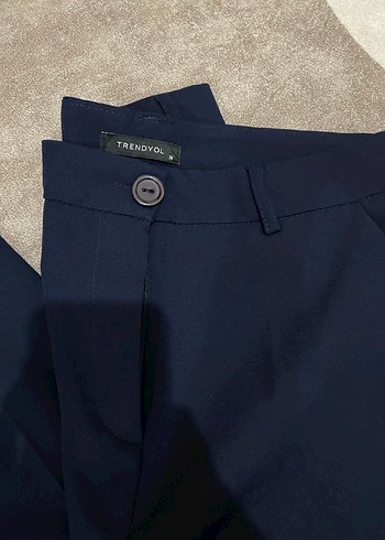 Trendyol & Milla Kadın Lacivert Basic Kumaş Pantolon