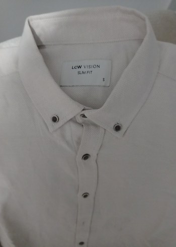 Beyaz Kısa Kollu Keten Erkek Gömlek - Görsel 2