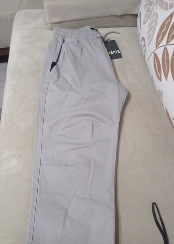 Gri Pamuklu Rahat Kesim Erkek Eşofman Altı - Görsel 4