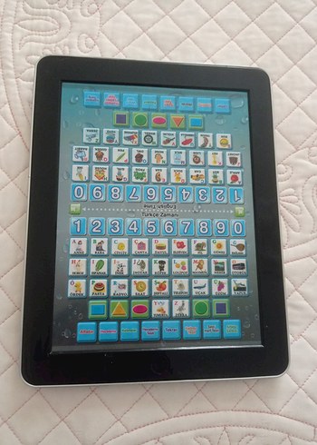  Beden Çok Renkli Eğitici Tablet Oyuncak