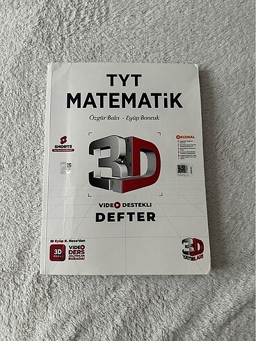 3d tyt matematik video destekli defter