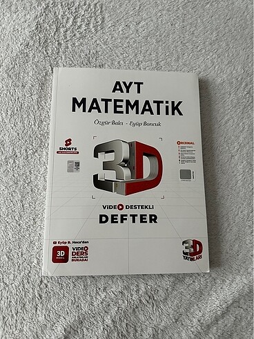 3d ayt matematik video destekli defter