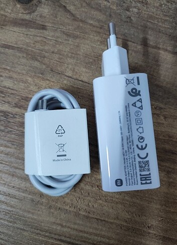Xiaomi 67 W orjinal şarj cihazı 