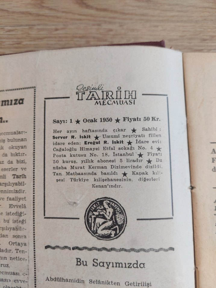 Resimli Tarih Mecmuası 1950 - Görsel 3