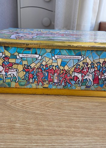 Batı Almanya Vintage Scholler Metal Tın - Görsel 5