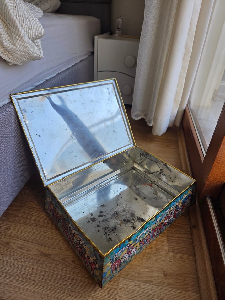 Batı Almanya Vintage Scholler Metal Tın - Görsel 3