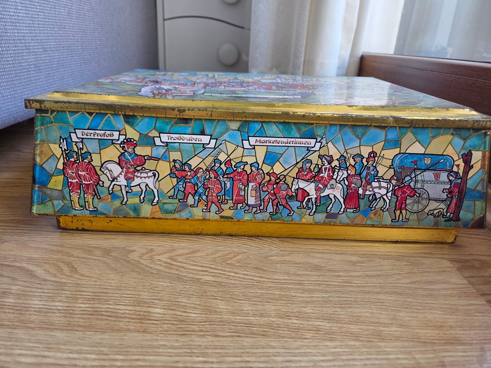 Batı Almanya Vintage Scholler Metal Tın - Görsel 5