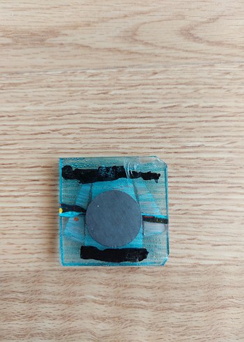 El Yapımı Çok Tatlı Köpek Şekilli Magnet - Görsel 2