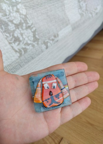 El Yapımı Çok Tatlı Köpek Şekilli Magnet - Görsel 3