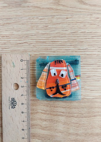 El Yapımı Çok Tatlı Köpek Şekilli Magnet - Görsel 5