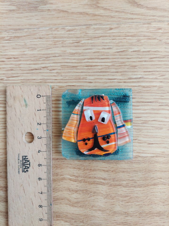 El Yapımı Çok Tatlı Köpek Şekilli Magnet - Görsel 5