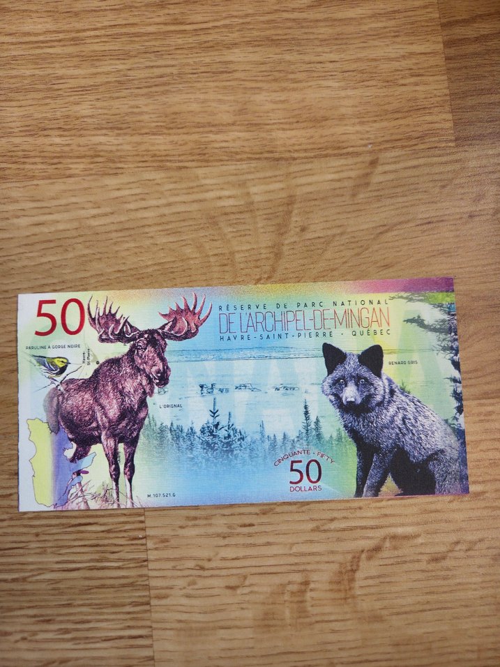 Kanada Anı Kağıdı Kaliteli Yurtdışı Sıfır - Görsel 2