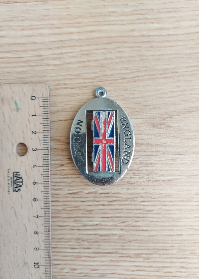 İngiltere London England Anahtarlık Antika - Görsel 5