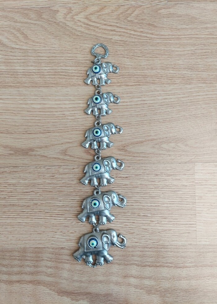 Kaliteli Kalın Ağır Materyalden Nazarlık Fil - Görsel 2