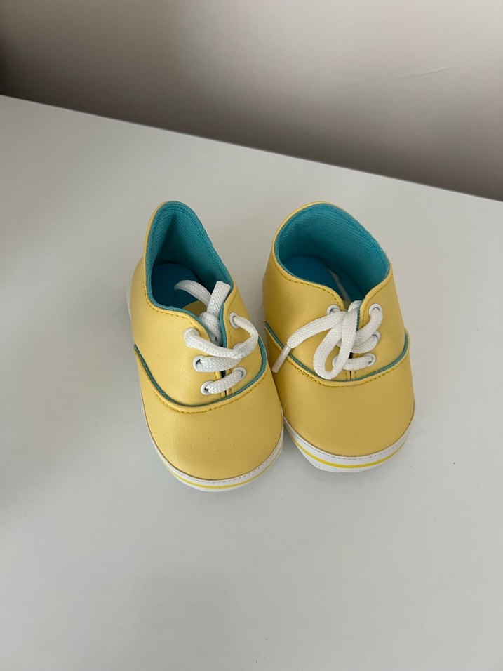 Sarı Erkek Bebek İlk Adım Ayakkabısı - Görsel 3