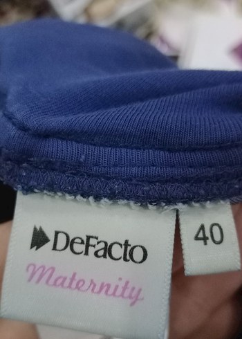 Rahat Kesim Lacivert Hamile Kot Pantolon - Görsel 2