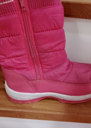 Kız Çocuk Pembe Fermuarlı Kauçuk Botlar - Görsel 2