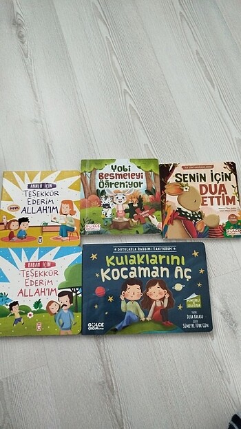 5li dini kitap seti küçük cocuklar icin