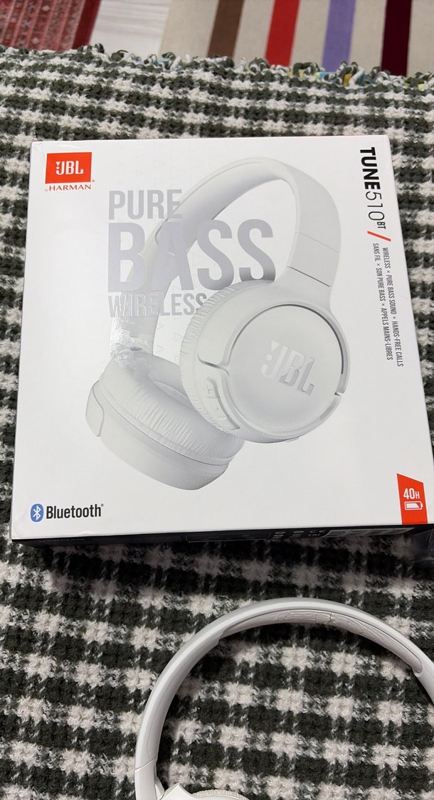 JBL Tune 510 bt Kablosuz Beyaz Kulaklık - Görsel 5