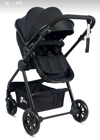 Siyah Bebek Arabası - Görsel 6