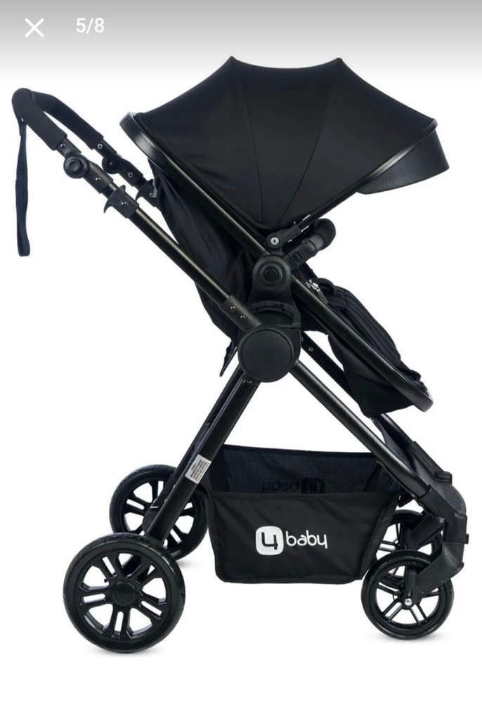 Siyah Bebek Arabası - Görsel 5