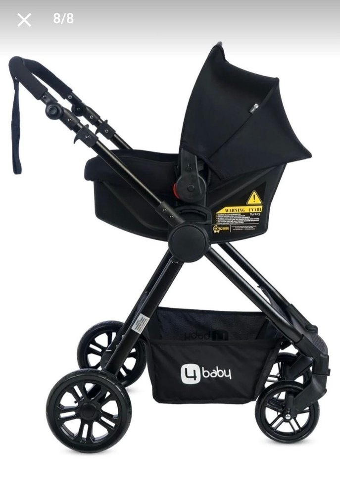 Siyah Bebek Arabası - Görsel 3