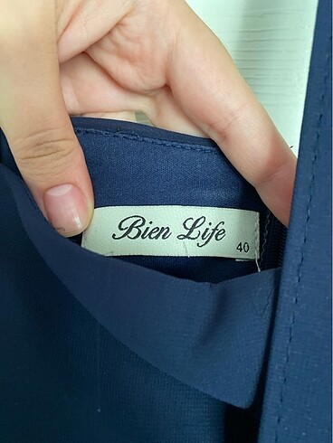 Lacivert abiye elbise - Görsel 9