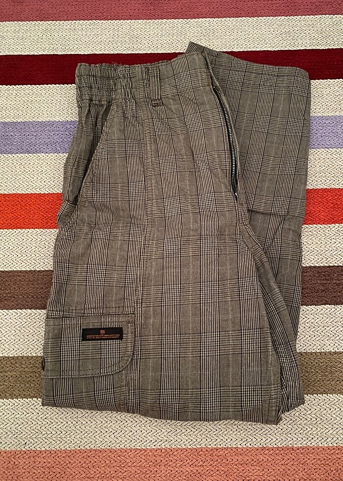 Desenli kargo pantolon - Görsel 2