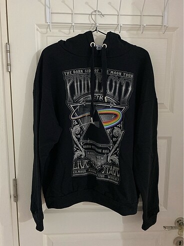 Zara Pink floyd siyah sweatshirt