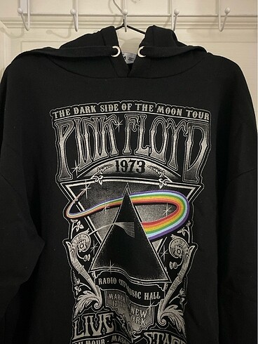 universal Beden siyah Renk Pink floyd siyah sweatshirt