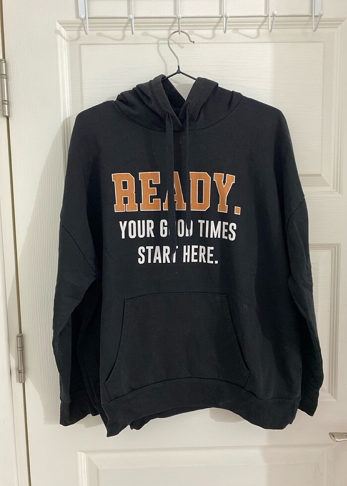 Siyah sweatshirt - Görsel 2