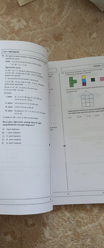  BİLGİ SARMAL AYT MAT DENEME
