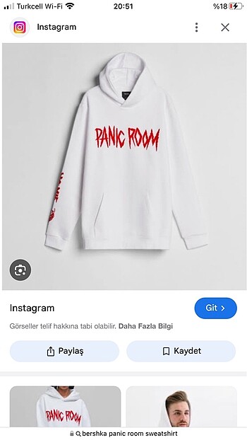 Bershka panic room sweatshirt