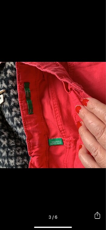 9 Yaş Beden Benetton pantolon