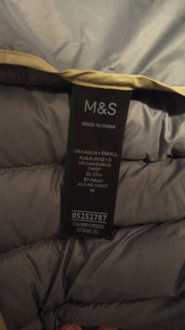 Bej Erkek Fermuarlı Kuş tüyü Kısa Mont - Görsel 4