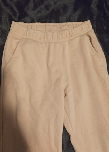 Kızlar için Gevşek Kesim Kahverengi Pamuklu Eşofman Takımı - Görsel 3