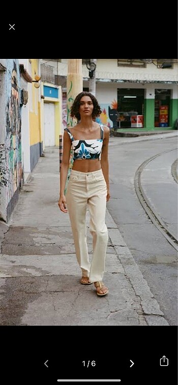 ZARA STRAIGHT LEG RELAXED FİT JEAN