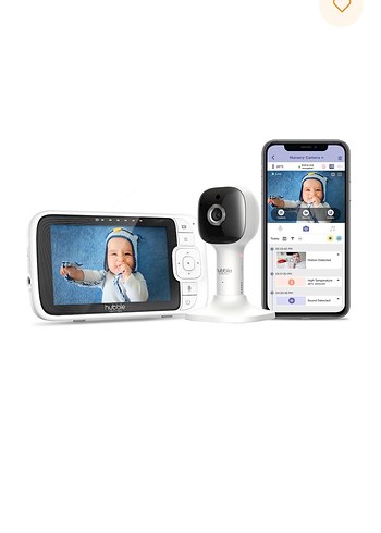 Hubble Nursery Pal Cloud 5" HD Wi-Fi Bebek Kamerası - Görsel 2