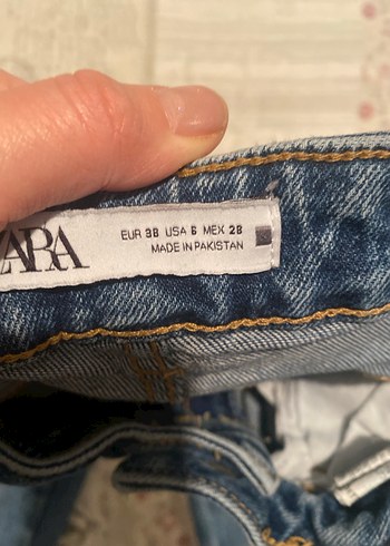 Zara İspanyol paça 38 beden jean - Görsel 5