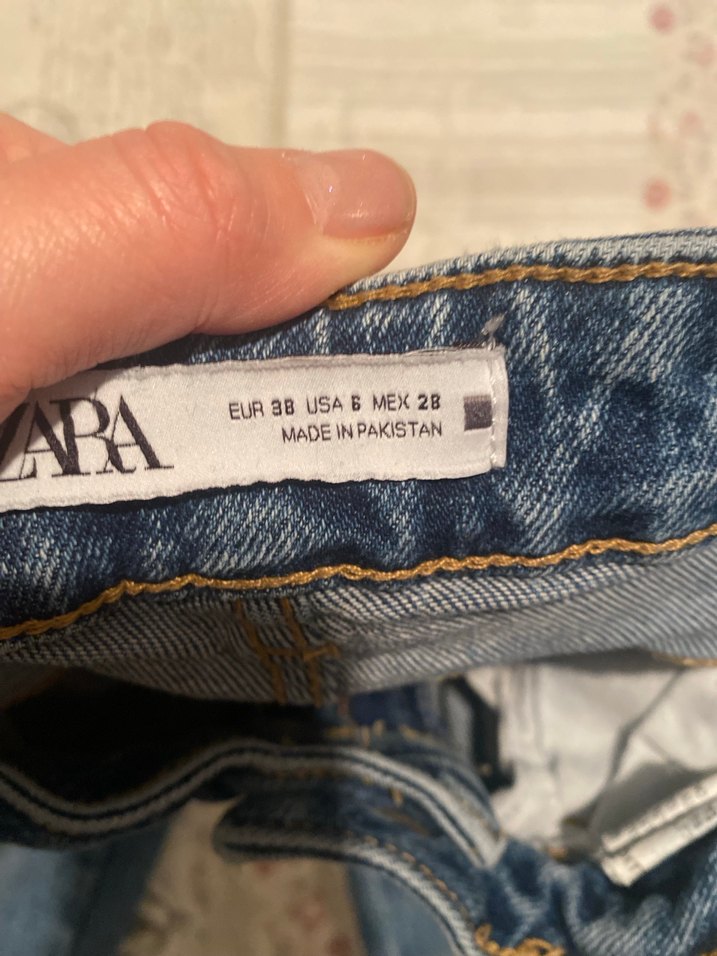 Zara İspanyol paça 38 beden jean - Görsel 5