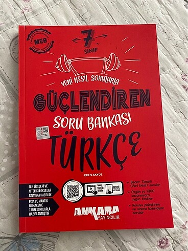 7. Sınıf Ankara yayınları Türkçe