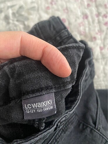 11-12 Yaş Beden LCW 11-12 yaş uyumlu füme kot