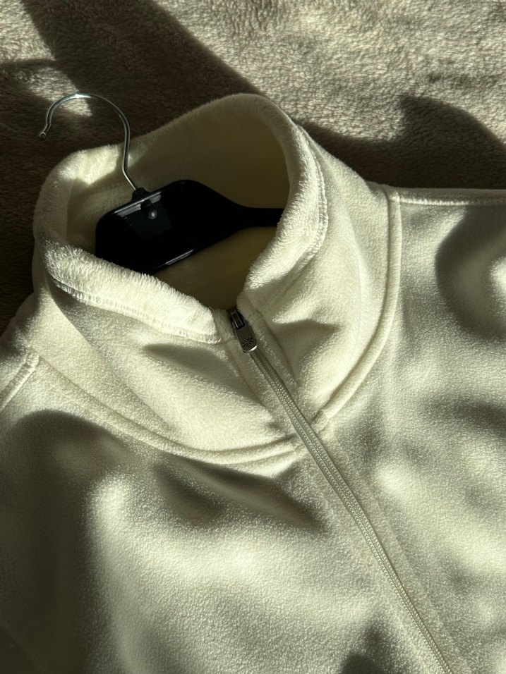 Tchibo Beyaz Kadın Polar Ceket - Görsel 4