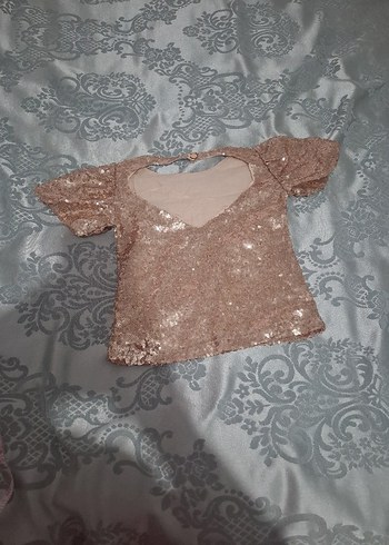 pullu kız çocuk bluz - Görsel 3