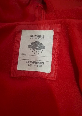 Erkek Çocuk Kırmızı Kapüşonlu Mont - Görsel 4