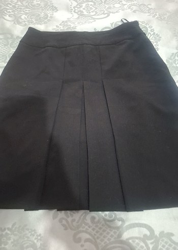 Siyah Pileli Midi Etek - Görsel 2