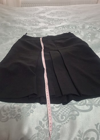 Siyah Pileli Midi Etek - Görsel 6