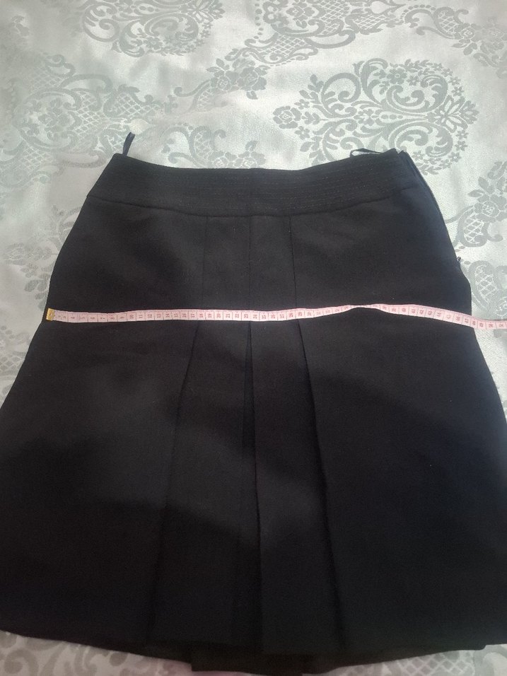 Siyah Pileli Midi Etek - Görsel 4