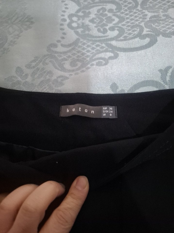 Siyah Pileli Midi Etek - Görsel 3